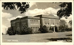 High School Smithville, TX Postcard Postcard