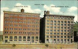 Carpenter Building and Byrne-Hammer Building Postcard