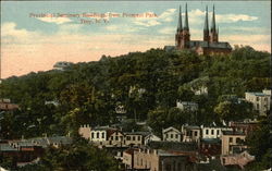 Provincial Seminary Buildings from Prospect Park Postcard