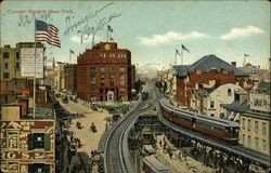 Cooper Square New York, NY Postcard Postcard