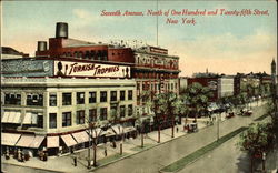 Seventh Avenue North of 125th Street New York, NY Postcard Postcard