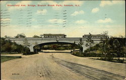 Bloomfield Avenue Bridge, Branch Brook Park Newark, NJ Postcard Postcard