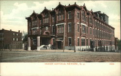 Street View of Krueger Auditorium Newark, NJ Postcard Postcard