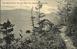 High Peak and Round Top from Artist's View Haines Falls, NY Postcard Postcard