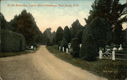 Laurel Grove Cemetery - Entrance Postcard