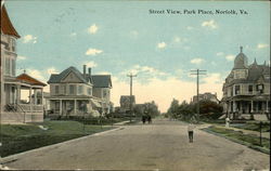 Street View, Park Place Norfolk, VA Postcard Postcard