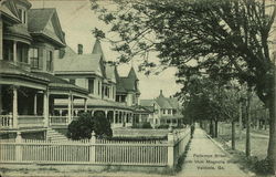 Patterson Street, North from Magnolia Street Valdosta, GA Postcard Postcard