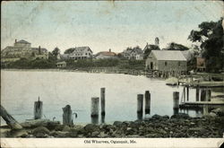 Old Wharves Ogunquit, ME Postcard Postcard