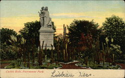 Cactus Beds, Fairmount Park Postcard