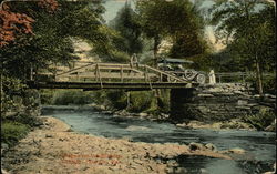 Bridge Over the Shoaola Greeley, PA Postcard Postcard