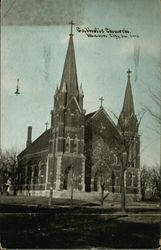 Catholic Church Mason City, IA Postcard Postcard