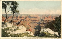 The Canyon From El Tovar Grand Canyon National Park, AZ Postcard Postcard