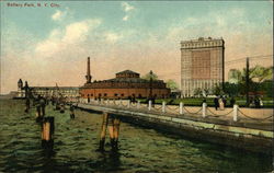 Water View of Battery Park New York, NY Postcard Postcard