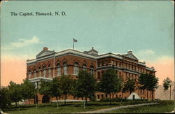 The Capitol and Grounds Bismarck, ND Postcard Postcard