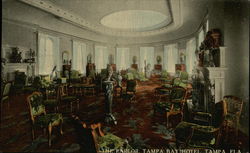 The Parlor, Tampa Bay Hotel Florida Postcard Postcard