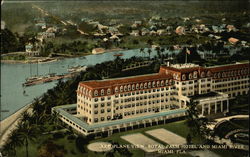 Royal Palm Hotel and Miami River Postcard