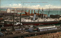 Moran Bros' Shipyard Seattle, WA Postcard Postcard