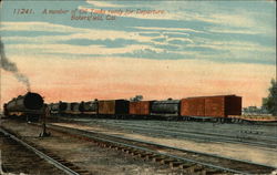 Oil Tanks Ready for Departure Postcard