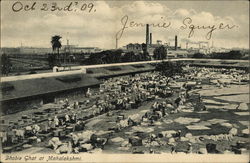 Dhobie Ghat at Mahalakshmi Postcard