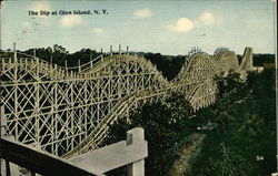 The Dip at Glen Island Postcard