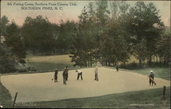 Southern Pines Country Club - 5th Putting Green Postcard