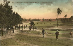 No.1 Tee and Fairway, Course No.3 Pinehurst, NC Postcard Postcard