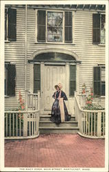 The Macy Door, Main Street Nantucket, MA Postcard Postcard