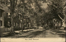 Main Street Nantucket, MA Postcard Postcard