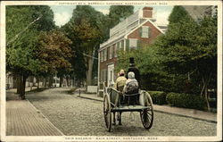 Main Street Nantucket, MA Postcard Postcard