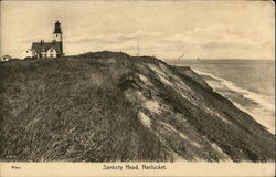 Sankoty Head Nantucket, MA Postcard Postcard