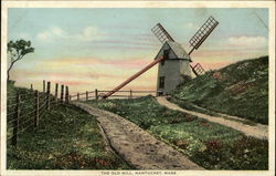 The Old Mill Nantucket, MA Postcard Postcard