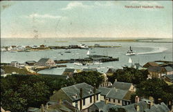 Nantucket Harbor Massachusetts Postcard Postcard