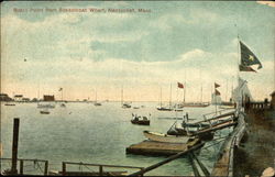 Brant Point From Steamboat Wharf Nantucket, MA Postcard Postcard