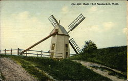 Old Mill, Built 1746 Postcard