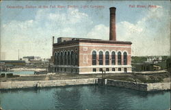 Generating Station of the Fall River Electric Light Company Massachusetts Postcard Postcard