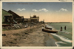 Chalkers Beach Old Saybrook, CT Postcard Postcard