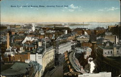 Bird's Eye View showing Faneuil Hall Postcard