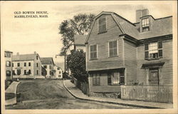 Old Bowen House Marblehead, MA Postcard Postcard