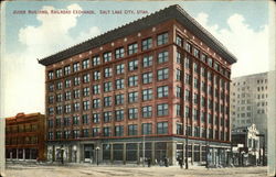 Judge Building, Railroad Exchange Salt Lake City, UT Postcard Postcard