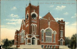 Grace M.E. Church Sioux City, IA Postcard Postcard