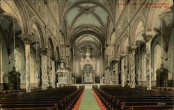 St. Anthony's Church - Interior St. Louis, MO Postcard Postcard