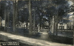 Campus from N.H.L.I New Hampton, NH Postcard Postcard