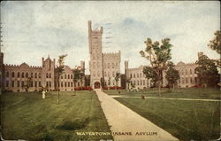 Insane Asylum Watertown, IL Postcard Postcard