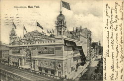 Bird's Eye View of the Hippodrome New York, NY Postcard Postcard