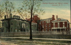 Oswego Hospital and Nurse's Home New York Postcard Postcard