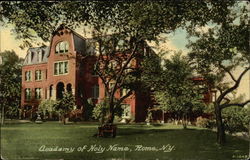 Academy of Holy Name Rome, NY Postcard Postcard