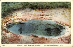 Goggles Pool Near Old Faithful Yellowstone National Park, WY Postcard Postcard