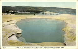 Crater of Giantess, After Eruption Yellowstone National Park, WY Postcard Postcard