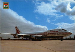 Boeing 747 - Air India Postcard