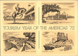 Tourism Year of the Americas '72, Domestic Surface Mail, First Day of Issue Postcard